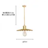 Pendant Lamps Modern Gold Iron Bedroom Dining Room Decor Lights Bedside Reading Learning Lighting Hanging Fixtures