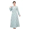 Vestes pour femmes améliorées Hanfu veste femmes hiver et automne Style chinois 2023 épissé dentelle élégante épaissie manteau robe