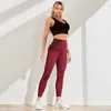 Pantalons actifs Yoga femmes poitrine Leggings de sport Sexy taille haute sans couture à séchage rapide Fitness course hanches élastiques Leguins Deportivos