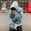 Men's Hoodies High-end Vintage Men Hooded Jacket Sweatshirts Streetwear Casual Y2k Tops Loose Hip Hop Anime Harajuku Pullovers