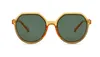 Lunettes de soleil nouveau style à la mode tous les matchs tendance lunettes personnalisées cadre rond Ins couleur bonbon grandes lunettes de soleilMIUD