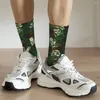 Herren Socken Herbst Winter Coole Damen Herren Camouflage Stern Totenkopf Druck rutschfest Fußball