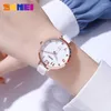 Avanadores de pulso Skmei Romantic Women Watch Fashion Quartz Assista Top Casual Clock Ladies Lady Montre Femme 2028