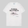 Casablanc Designer Herren-T-Shirt-Set, Masao San Print, Herren-Freizeithemd und kurzes Damen-Lose-Seidenhemd, hochwertige T-Shirts, kostenloser Transport, Herren-T-Shirt S-3XL
