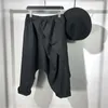 Men's Pants Early Autumn Original Personality Designer Asymmetrical Loose Slacks Men Dark Tide Brand Slanting Straight Tube