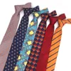 Cravatte Baru Jacquard Bergaris Dasi untuk Pria Wanita Klasik Kotak kotak Leher Bisnis Pernikahan Cocok Bunga Mens gravatas 230517