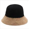 Berets Ladies Autumn/winter Cotton Fisherman Cap Hand-woven Basin Hat Fashion Personality Knitted Tide Hats