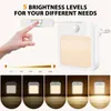 Wall Lamps Bedside Light Dimmable Automatic On/Off Always-on Mode Illumination ABS Infrared Induction Cabinet LED Night Lamp Bedroom