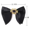 Arco amarra o tamanho da borboleta para o noivo Moda Black Trey Men Women Knot Cavats de casamento adultos Groomsmen