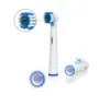 Cabeças de substituição de cabeças de escova de dentes elétrica 4 cabeças/conjunto