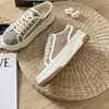 Designer Fashion Dames Sneakers Hoge schoenen Klassieke canvasschoenen voor dames Tennisschoenen met veters Mode Canvas Sneakers Casual schoenen voor wandelen