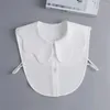 Bow Ties Wave Round Neck Cool And White Korean Version Cute Literature Fresh Shirt False Collar