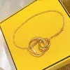 Projektant wisiorek złoty naszyjniki dla kobiet luksusowe projektanci listów