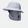 ワイドブリム帽子バケツ帽子アウトフライサマーメンズ女性バケツ帽子通気性シェード防水サーフィン海辺の広い魅力的な帽子クイック乾燥日焼け止めクールキャップ230516