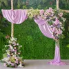 Dekorativa blommor DIY Bröllopsdekoration Prop Artificial Flower Row Road Arch Silk Rose Pion Luxury Plant Mix El Wall 1 Set