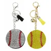 Baseball Keychain Party Favor Diamond Keychains Lage Decoration Key Chains