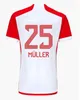 23 24 Futbol Jersey Sane 2023 2024 Futbol Gömlek Goretzka Gnabry Camisa de Futebol Erkek Çocuk Kitleri Kimmich Hayranlar Oyuncu 50. Bayern Münih Oktoberfest Kit Neuer Kane