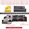 Pokrywa krzesła Sofa Sofa Sofa Covery do salonu Elastyczna rozciągnięcie rozciągnięcia rozcięcia Sofa Sofa Sofa 1234 SEART 230517