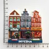 Decorative Objects Netherlands Curacao Fridge Magnets Tourist Souvenirs Holland Windmill Amsterdam Magnetic Refrigerator Stickers Home Decor Gifts 230516