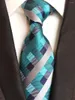 Laço amarra ricnais de luxo de 8cm masculino de seda clássica de seda jacquard cravatta xadrez de gravata floral listrado