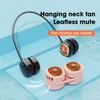 Fans Mini Portable Foldble Fan Neck Fan Hängande laddningsbar utomhusfläkt 4Squeed Justerbar nackfläkt för sportkonditioneringskylare