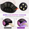 Asciuga Unghie UV LED Lampada per Unghie Gel Luce per Unghie per Smalto per Unghie Gel UV 57LED Asciugatrice UV con 4 Timer Professionale per Nail Art Home Salon 230516