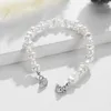 Link Armbänder Korea Liebe Perle Armband mit Magnetschnalle für Frauen Mädchen Mode Stern Schmetterling OT Kette Schmuck Party