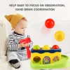 Novelty Games Baby with Hammer Tool Pop-up Toys Children's Preschool Educational Toys Stacking Hand Hammer Ball Box Game Gifts for Boys Girls 230517