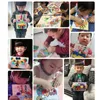 Jogos de festa Artesanato 8pcs/set Diy Cartoon Paper Crafts Educational Toys for Children Handmade Handicraft Kindergarten Arts and Kids Craft Gifts 230517