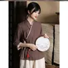 Women's Blouses Women Cotton And Linen Tang Suit Retro Chinese Clothing Spring Summer Top