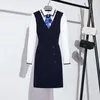 Deux pièces robe 2023 OL professionnel gilet femmes El réception réception uniforme chemise travail vêtements costume formel véritable