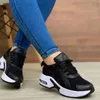 Dress Shoes Ladies Sneakers Spring and Autumn Lace Up Wedge Platform Shoes Ladies Outdoor Fashion Air Cushion Casual Runing Shoes 230516