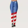 Active Pants Women' Fourth Of July Leggings sportivi stampati Yoga Petite