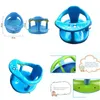 Baignoires de bain Sièges Chaise de baignoire Born Siège de bain pliable pour bébé avec support de dossier Antidérapant Sécurité Ventouses Tapis de douche3507725 Ot5Ni