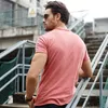 Camisetas de hombre BOLUBAO Kaus Lengan Pendek Merek Musim Panas Atasan Leher o Katun Pria Fashion Kualitas Tinggi Warna Solid 230517