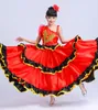 Stage Wear 2023 Enfants Flamenco Jupes Danse Espagnole Pour Fille Senrite Dancer Costume De Déguisement