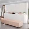 2M Height Creative Home Decor White Organ Paper Wall Screen Room Dividers Office Partition Removable Folding Baffle Fence