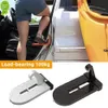 New Foldable Car Roof Rack Step Car Door Step Multifunction Universal Latch Hook Auxiliary Foot Pedal Aluminium Alloy Safety Hammer