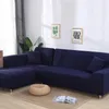 Chair Covers Spandex Adjustable Sofa Cover 1/2/3/4 Seater Slipcover Couch Solid Streach For Living Room L Shape