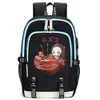 Backpack Rengoku Kyoujuro Kamado Nezuko Demon Slayer Capacidade Backpack Gift De volta à escola Bolsa de viagens de viagem Rucksack Mochilas J230517