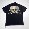 Modemerk Mastermind Japan Heren Skull Sanskriet Gedrukt MMJ Loose T-shirt Designer Cotton Tops Men Tops Hiphop Streetwear