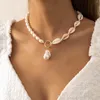 Цепи простая сплайсинг ожерелья в стиле океана Женская мода.