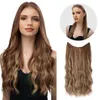 24inch women corn perm fish silk thread long curly hair chemical fiber pieces with many styles to choose from supporting customization