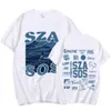 Men s T Shirts SZA T shirt SOS Album Musik Baru Vintage Pria Wanita Longgar Grafis Hari Baik Hip Hop T Shirt Harajuku Streetwear Uniseks 230517