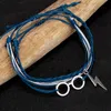 Justerbar surfarmband Summer GlassLightning Armband Handgjorda vänskapsarmband Anklets smycken för kvinnor tonåringflickor