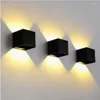 Wall Lamps 5pcs Dimmable 8W /10W IP65 Adjustable Surface Mounted Outdoor Cube Led Lamp Up And Down Light