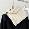 Bow Ties Winter Warm Fake Collar Scarf Women Turtleneck Detachable Shirt Collars Windproof Knitting False Wrap Scarves