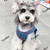 Дизайнерская юбка для собак буква G Heart Dog Apparel Denim Pet Vest Pets одежда