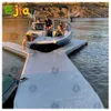 غرزة قطرة شاقة كبيرة قابلة للنفخ مياه البحيرة العائمة أنابيب الهواء العائم منصة قارب اليخوت