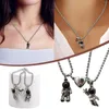 Chaînes Accessoires Collier Femme Attirant Aimant Pendentif Couple Astronaute Pour Hommes Et Femmes Colliers